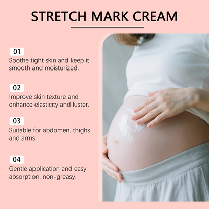 Revitalize Your Skin with Our Stretch Mark Repair Cream for Pregnant Women - Nourishing, Firming, and Smoothing Formula to Improve Elasticity and Reduce Wrinkles