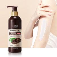 Revitalize Your Skin with SADOER Coffee Anti-Wrinkle Body Lotion - Lightweight, Non-Greasy Daily Moisturizer for All Skin Types